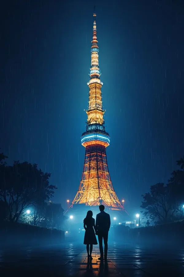 东京塔下